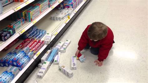 Angry Birds with toothpaste at Walmart. .